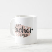 Mug Appréciation de l'enseignant Meilleur enseignant j (Devant gauche)