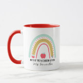 Mug Appréciation de l'enseignant Merci personnalisé (Gauche)