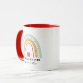 Mug Appréciation de l'enseignant Merci personnalisé (Devant gauche)