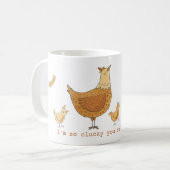 Mug Appréciation de l'enseignant mignon Poulet cadeau (Devant gauche)