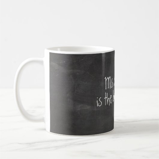 Mug Appréciation de l'enseignant | Tableau (Gauche)