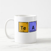 Mug Appréciation de professeur de Tableau périodique (Gauche)