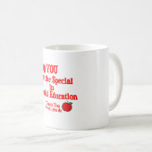 Mug Appréciation d'éducation spéciale (Devant droit)
