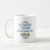 Mug Appréciation d'entraîneur de patinage de glace (Gauche)