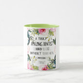 Mug Appréciation des dentistes Docteur Merci Citation (Centre)