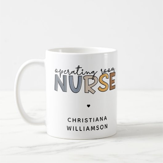 Mug Appréciation des infirmières ou infirmiers en sall (Gauche)