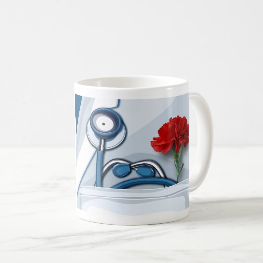 Mug Appréciation du docteur, cadeau de jour des médeci (Devant droit)
