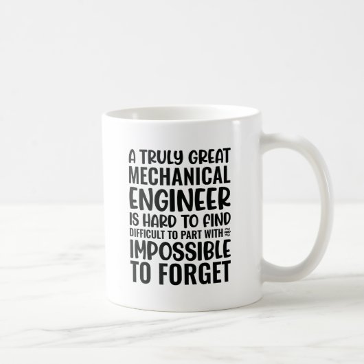 Mug Appréciation du génie mécanique (Droite)