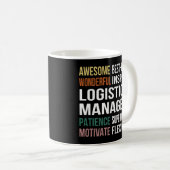 Mug Appréciation du gestionnaire logistique (Devant droit)