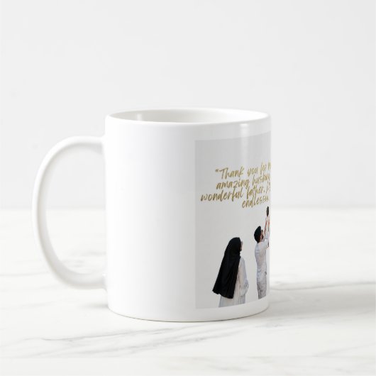 Mug Appréciation du mari et du père (Gauche)