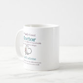 Mug Appréciation du médecin personnalisé (Devant gauche)