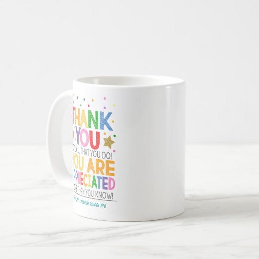 Mug Appréciation du Merci  (Devant gauche)