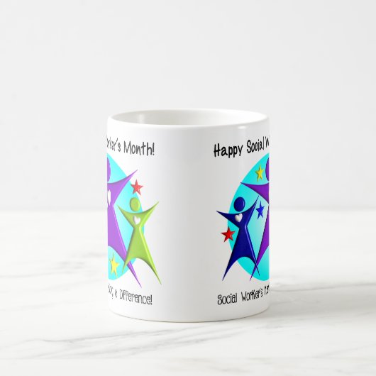 Mug Appréciation du mois de l'assistant social (Centre)