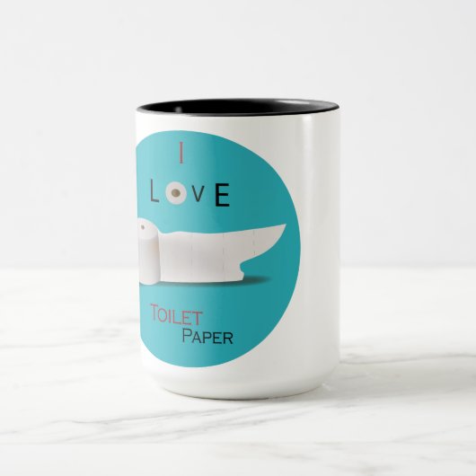 Mug Appréciation du papier de toilette (Centre)