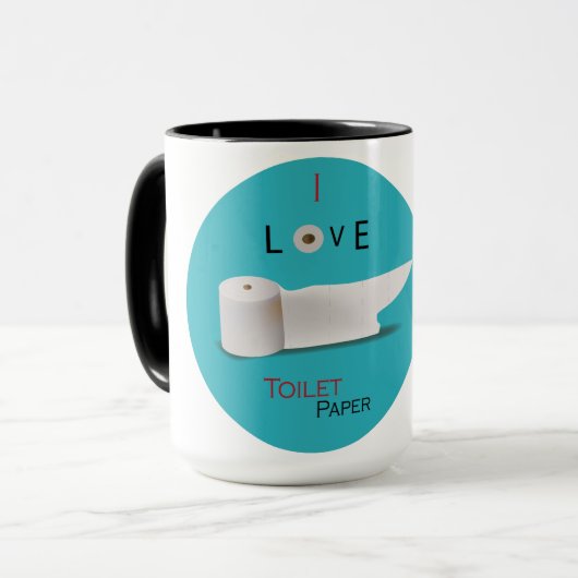 Mug Appréciation du papier de toilette (Devant gauche)