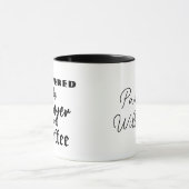 Mug Appréciation du pasteur alimentée par le café de p (Centre)