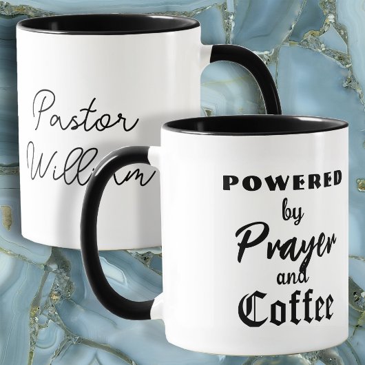 Mug Appréciation du pasteur alimentée par le café de p