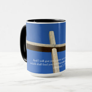 Mug Appréciation du pasteur avec croix
