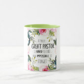 Mug Appréciation du pasteur Cadeau Pastor Merci citati (Centre)