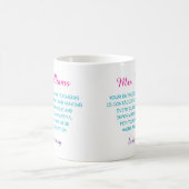 Mug appréciation du professeur merci moderne coloré (Centre)