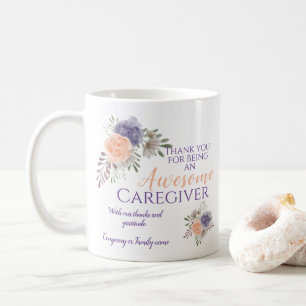 Mug Appréciation florale du Merci soignant