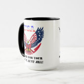 Mug Appréciation militaire personnalisable (Devant gauche)