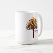 Mug Apprécier la beauté arbre d'automne (Devant droit)