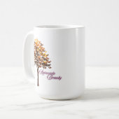 Mug Apprécier la beauté arbre d'automne (Devant gauche)