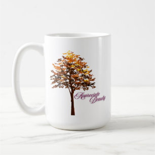 Mug Apprécier la beauté arbre d'automne