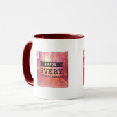 Mug Appréciez chaque seul moment (Devant gauche)