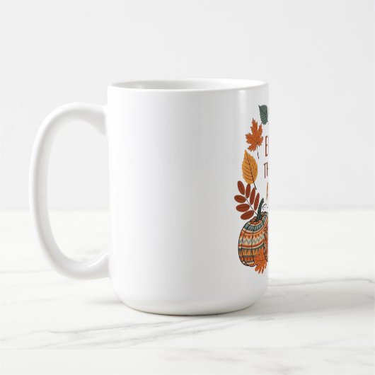 Mug Appréciez la lueur du design automne (Gauche)