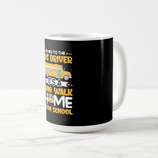 Mug Appréciez Le Conducteur De Bus (Devant droit)