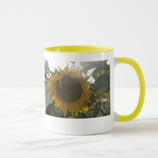 Mug Appréciez le SOLEIL (fleur)… - > (Droite)