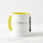Mug Appréciez le SOLEIL (fleur)… - > (Devant gauche)