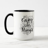 Mug Appréciez les petites choses 1 (Gauche)