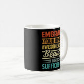 Mug Appréciez Votre Connaissance Intérieure Beauté Et (Devant droit)