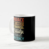 Mug Appréciez Votre Connaissance Intérieure Beauté Et (Devant gauche)