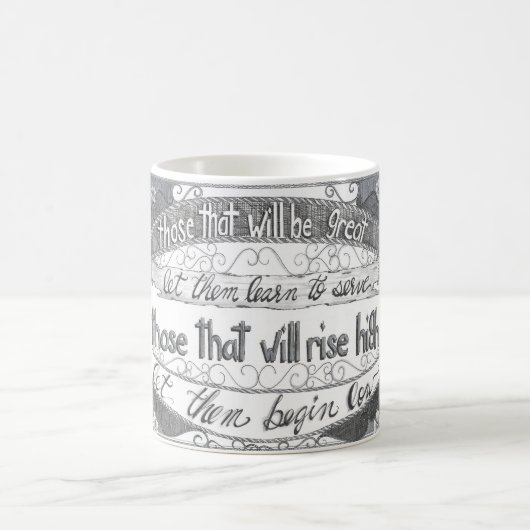 Mug Apprendre à Servir (Centre)