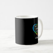 Mug Apprendre Accepter Comprendre Amour Enseignant Coe (Devant droit)