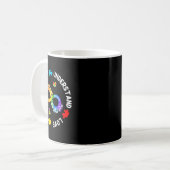 Mug Apprendre Accepter Comprendre Amour Sensibilisatio (Devant gauche)