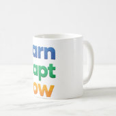 Mug Apprendre Adapter Grandir (Devant droit)