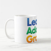 Mug Apprendre Adapter Grandir (Gauche)