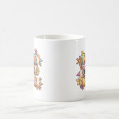 Mug Apprendre Amour Inspirer Design Rétro (Centre)
