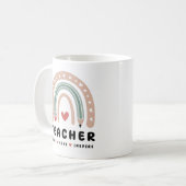 Mug Apprendre Amour Inspirer Design Rétro (Devant gauche)