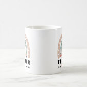 Mug Apprendre Amour Inspirer Design Rétro (Centre)