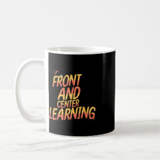 Mug Apprendre au premier plan humour académique focus
