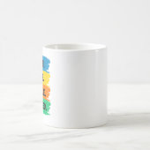 Mug Apprendre, Faire, Hustle, Réussir, slogan de motiv (Centre)