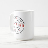 Mug Apprendre l'amour Répéter la motivation (Devant gauche)