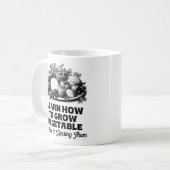 Mug Apprenez À Cultiver Des Légumes Au Lieu De Choisir (Devant gauche)