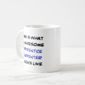 Mug apprenti charpentier, génial (Devant gauche)